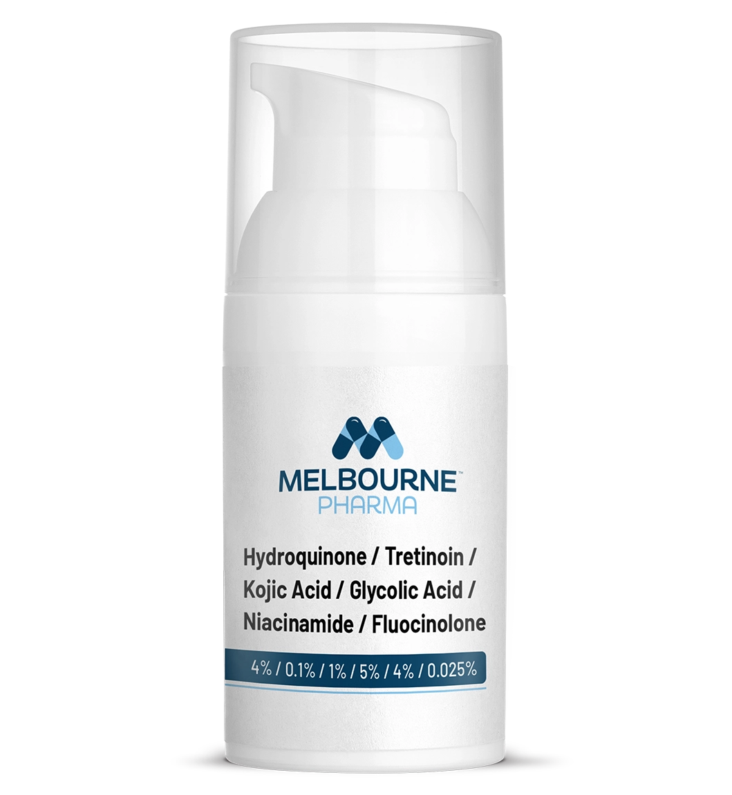 Hydroquinone Tretinoin Kojic Acid Glycolic Acid Niacinamide Fluocinolone