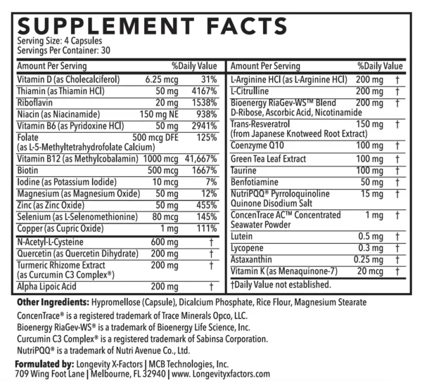supplement facts
