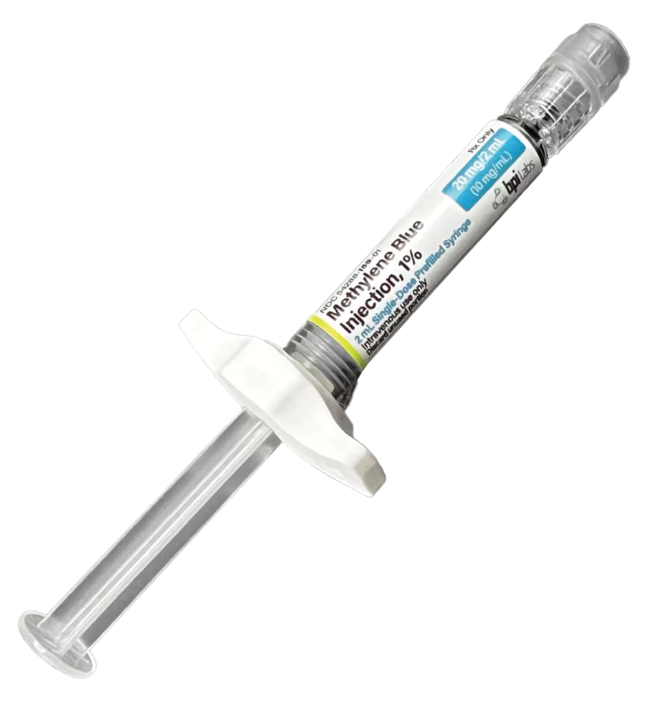 Methylene Blue syringe